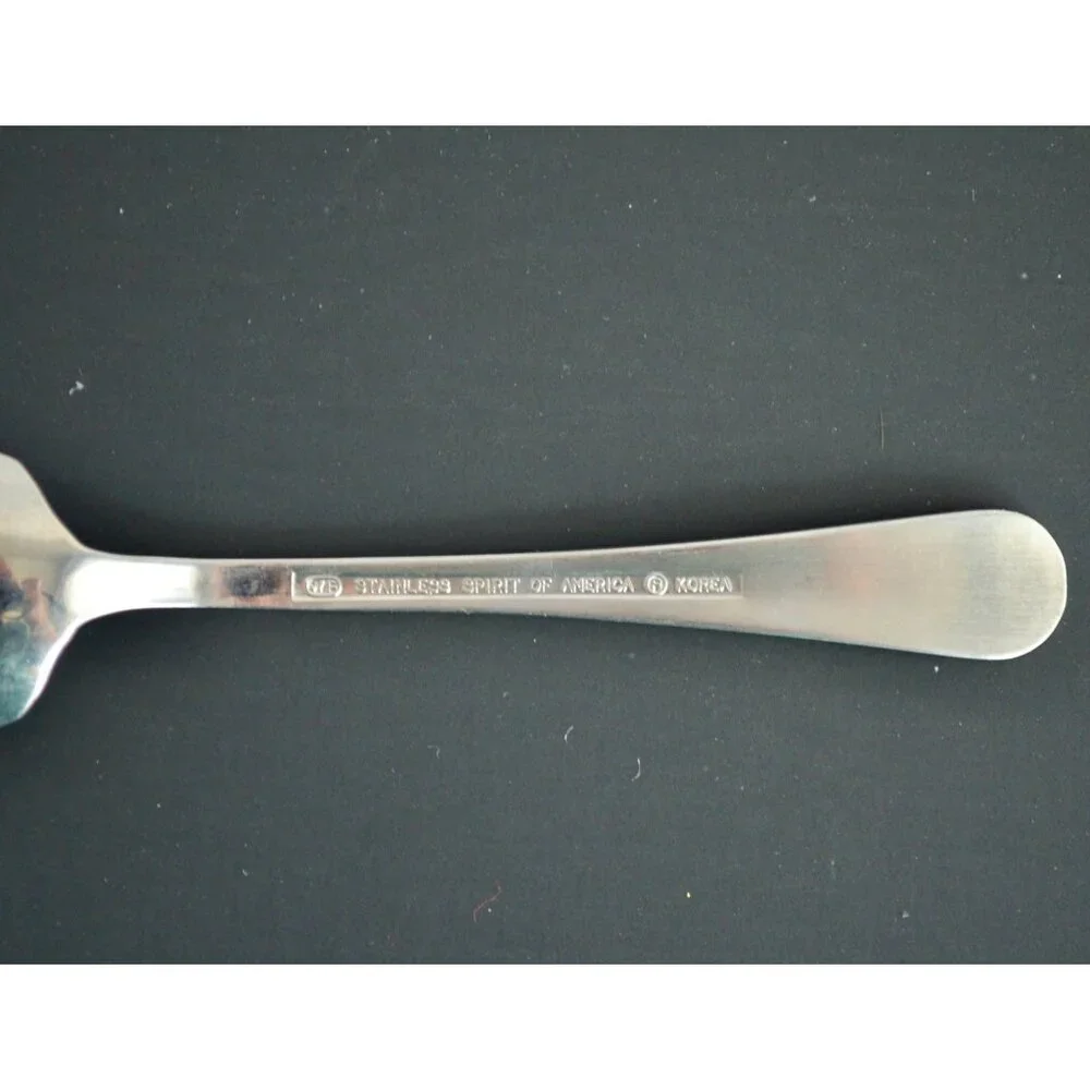 Washington Forge Spirit of America Stainless Korea Sugar Spoon Vintage